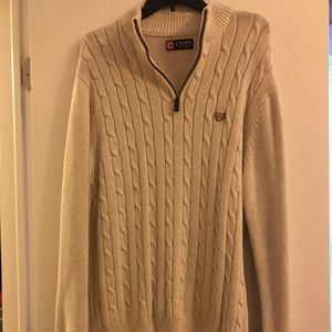 Chaps men’s cable knit sweater